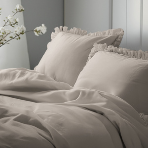 Pościel 160 x 200 3cz Bawełna Pure Z Falbaną 03