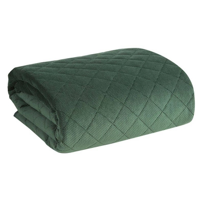 Narzuta 170 x 210 Dekoracyjna Milo Ciemnozielony