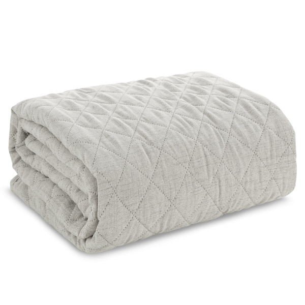 Narzuta 220 x 240 Pikowana Len1 Beżowy