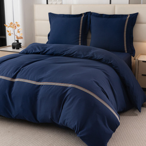 Pościel 140 x 200 2cz Gładka Z Haftem Lumera 02