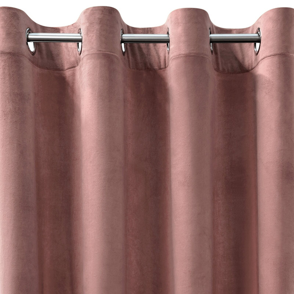 Zasłona 140 x 250 Dekoracyjna Velvet Rosa C. Róż