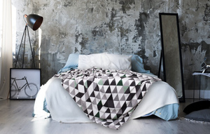 Blanket 160 x 200 Microfiber Pietro Triangles 03