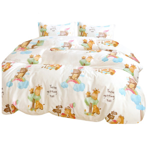 Bedding 160 x 200 3 pcs Satin Cotton No. A1789