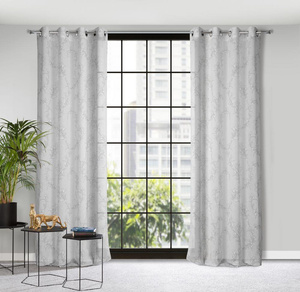Fiore Decorative Curtain 140 x 250 Spun White