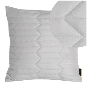 Velvet pillowcase Sofia/1 45 x 45 White