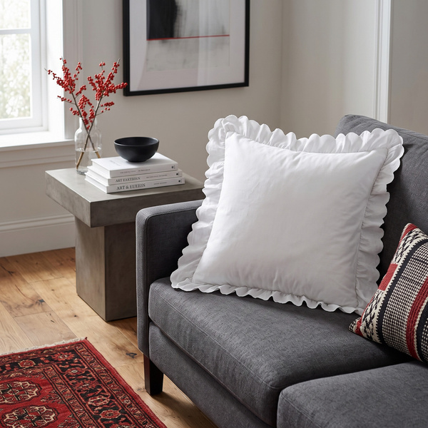 Poszewka 45 x 45 z Falbaną Luxury Jowita 08