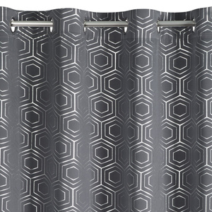 Zasłona 135 x 250 Dekoracyjna Blackout Kaja Grafit