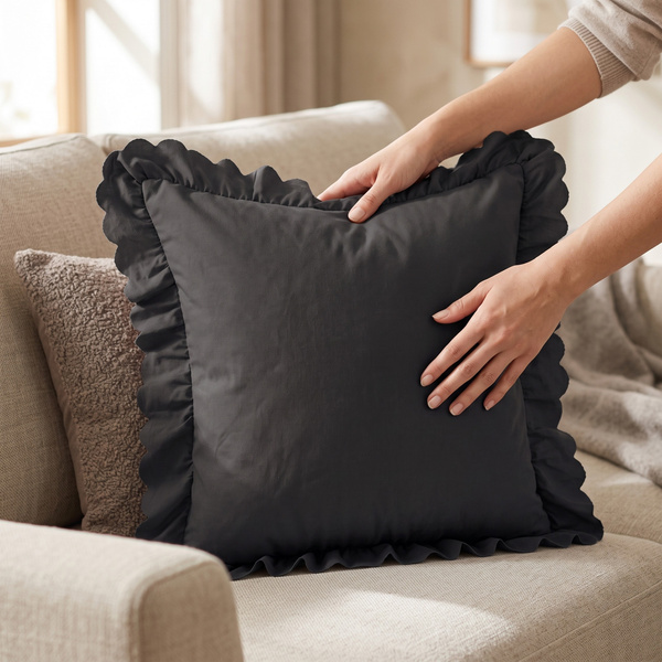 Poszewka 40 x 40 z Falbaną Luxury Jowita 01