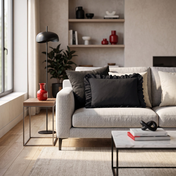 Poszewka 40 x 60 z Falbaną Luxury Jowita 01