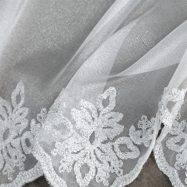 Decorative Curtain Liz2 300 x 145 Tape White