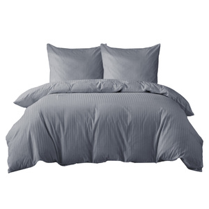 Bedding 160 x 200 3pc Cotton Adamashe Graphite