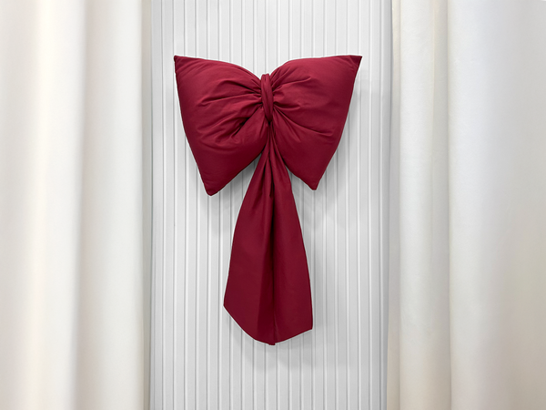 Bow 100 x 60 Cushion Christmas Decoration Decorative Big Bow 01