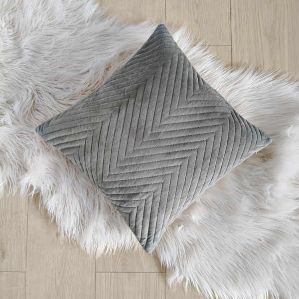 Poszewka 45 x 45 Jodełka Welurowa Caden 01