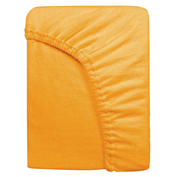 Prześcieradło Frotte z Gumką 007_D Żółty 60x120