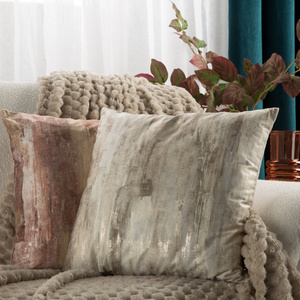 45 x 45 Decorative Velvet Ella Cream pillowcase