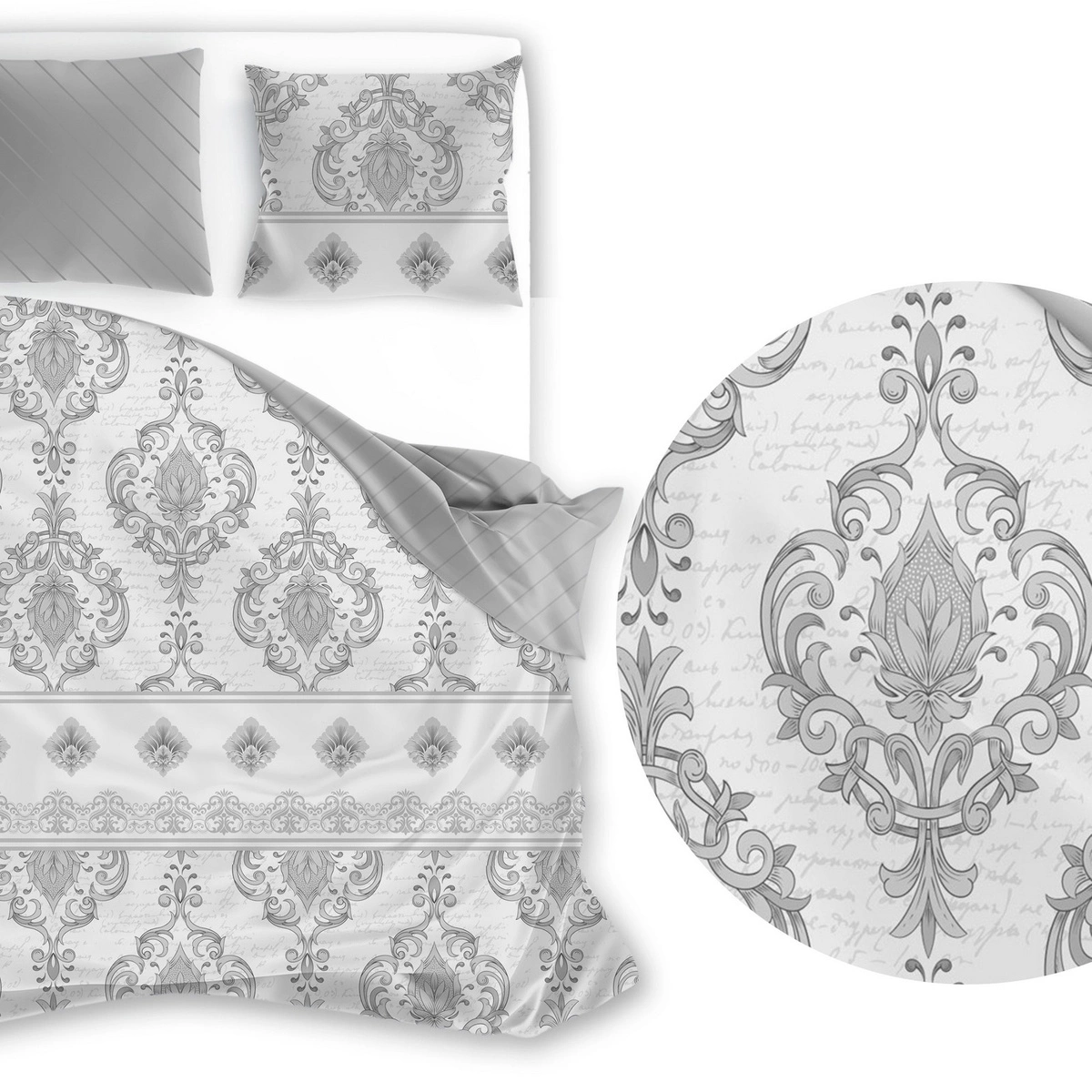 Pościel 160 x 200 3cz Satynowa Pure Sateen 014 Łóżkoholicy