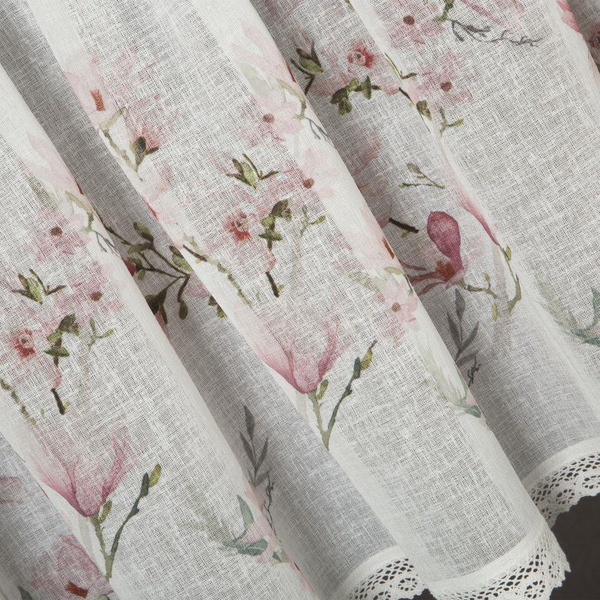 Decorative Ready-made curtain Amelia B+Pink 60 x 150
