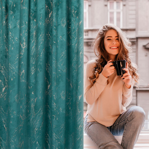 Curtain 140 x 300 Decorative Velvet Nadia C.T+Zł