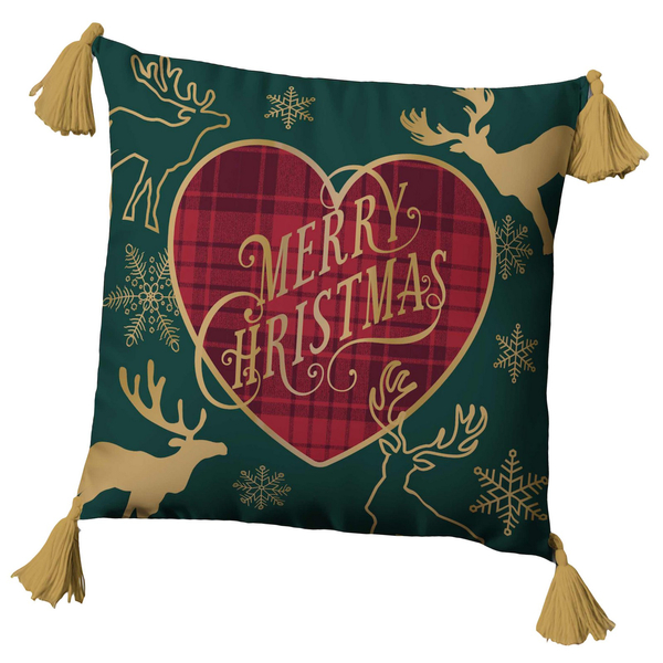 Christmas pillowcase 45 x 45 Christmas Panama 5385A