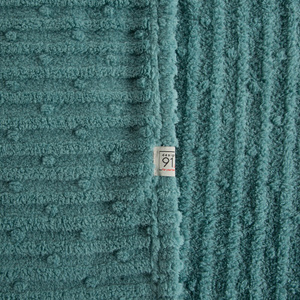 Blanket 170 x 210 Microfiber Embossed Lisa Mint