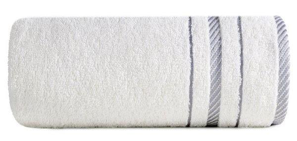 30 x 50 Bath Towel Cotton Coral 01 White