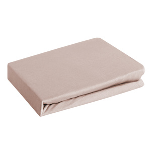 Jersey3 sheet 120 x 200 Cm, H.25 cm Beige