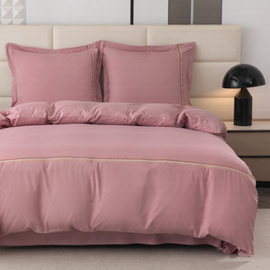 Pościel 160 x 200 3cz Gładka Z Haftem Lumera 10