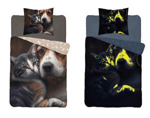 Bedding 160 x 200 2pcs FLUO Youth Jaime 4731A