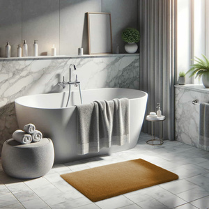 Rug 60 x 90 Soft Plush Fur Rabbit 115