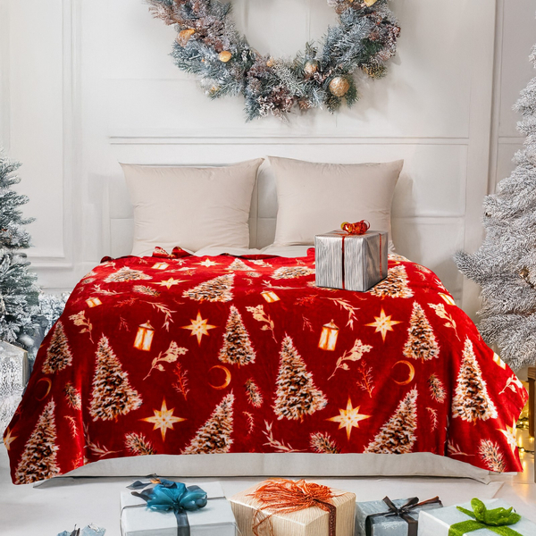 Koc 200 x 220 Mikrofibra Świąteczna Donato 14