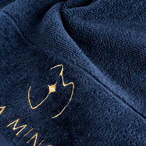 Bath Towel Eva Minge Gaja 70 x 140 Navy Blue