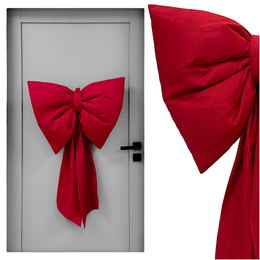 Bow 100 x 60 Cushion Christmas Decoration Decorative Big Bow 02