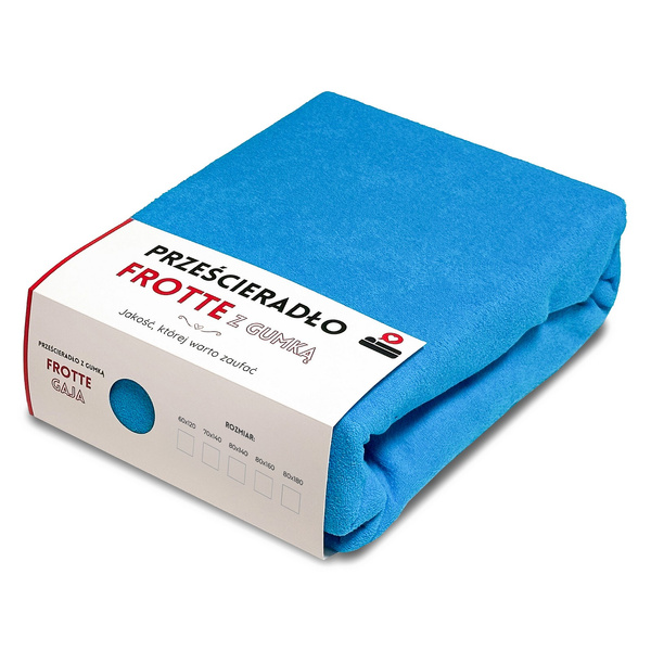 Prześcieradło 70 x 140 Frotte z Gumką Gaja 12