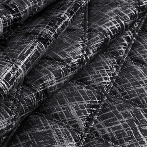 Narzuta 200 x 220 Pikowana Welurowa Blink6 Czarny