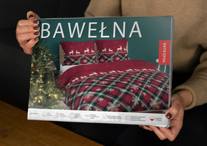 Bedding 220 x 200 3pc Vicenza Cotton pattern 5818A