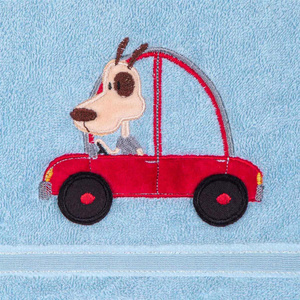 Towel 30 x 50 Children's Cotton 450g/m2 Doggie