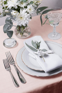 Obrus 150x240 Plamoodporny Klasyczny Elegant Róż