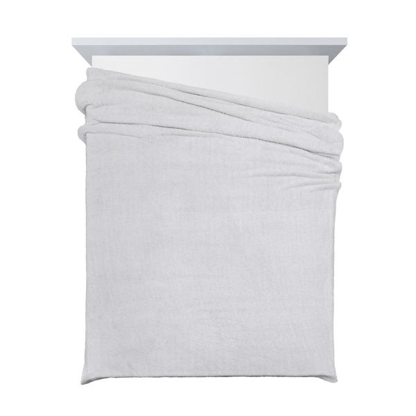 Blanket 170 x 210 Microfiber Lamb Lori Silver
