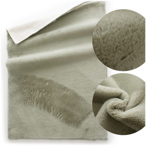 Rug 60 x 90 Soft Plush Fur Rabbit 109