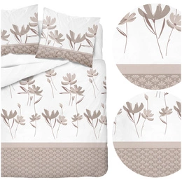 Pościel 220 x 200 3cz Asti Satynowa Bawełna 5489B