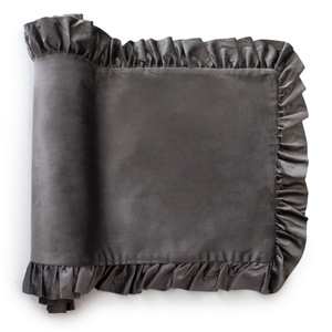 Table Runner 40 x 160 Decorative with Ruffles Ligia 06