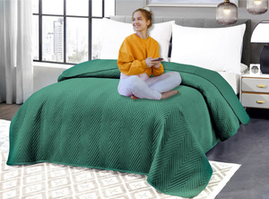 Bedspread 200 x 220 Embossed Velour Marieta 02