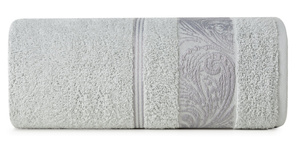 Towel 50 x 90 Bath Terry Sylwia1 03 Silver