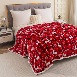 Koc 160 x 200 Mikrofibra Świąteczna Hayat 106