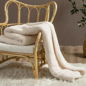 Blanket 150 x 200 Microfiber Lamb Sherpa Cream