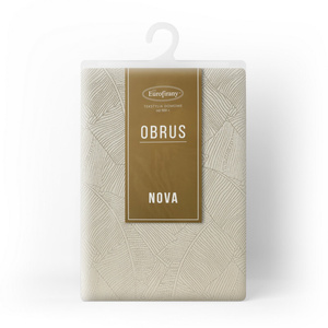 85 x 85 Decorative Jacquard Tablecloth Isla Cream