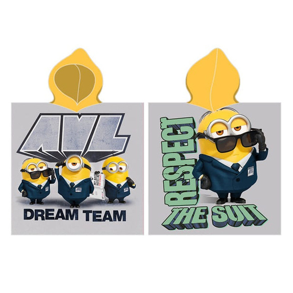 Quick-Drying Bath Towel 55 x 110 Poncho Licensed 01