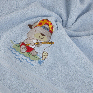 Baby51 Baby Bath Towel 50 x 90 Blue