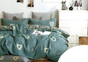 Bedding 200 x 220 3pc Satin Cotton No. A1565