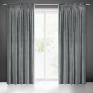 Curtain 140 x 270 Decorative Samanta Graphite Tape